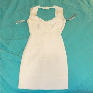 Herve Leger White  Small Dress